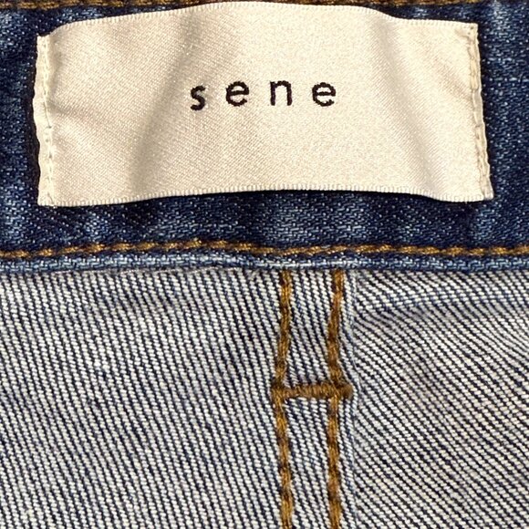 Sene Air Jeans Sur Blue Japanese Milled Denim Straight Custom MTO Bespoke Sz 38 - Picture 3 of 15